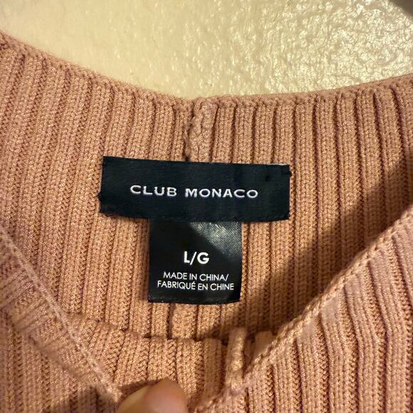 Club Monaco Knit Sleeveless Midi Dress - Size Large - Picture 7 of 7